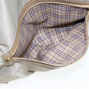 BURBERRY Blue Label Shoulder Bag Nylon 2way Beige Auth ti2073-12