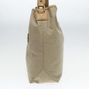 BURBERRY Blue Label Shoulder Bag Nylon 2way Beige Auth ti2073-4