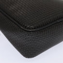 BALLY Shoulder Bag PVC Leather Black Auth ti2094-14