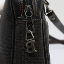 BALLY Shoulder Bag PVC Leather Black Auth ti2094-10