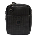 BALLY Shoulder Bag PVC Leather Black Auth ti2094-13