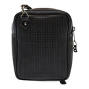 BALLY Shoulder Bag PVC Leather Black Auth ti2094-2