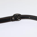 BALLY Shoulder Bag PVC Leather Black Auth ti2094-8