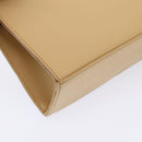 BURBERRY Hand Bag Leather Beige Auth ti2096-16