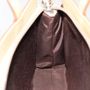 BURBERRY Hand Bag Leather Beige Auth ti2096-11