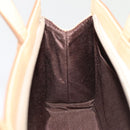 BURBERRY Hand Bag Leather Beige Auth ti2096-12