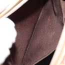 BURBERRY Hand Bag Leather Beige Auth ti2096-19