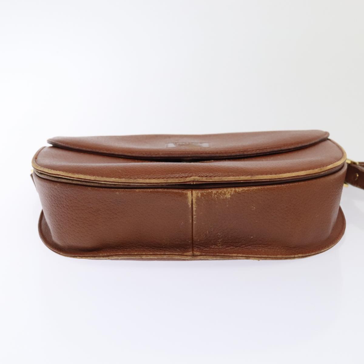 Burberrys Shoulder Bag Leather Brown Auth ti2097