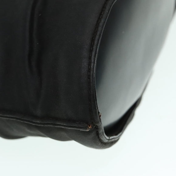 GUCCI Tote Bag Nylon Black Auth ti2101