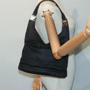 GUCCI Tote Bag Nylon Black Auth ti2101-23