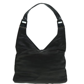 GUCCI Tote Bag Nylon Black Auth ti2101 - 0