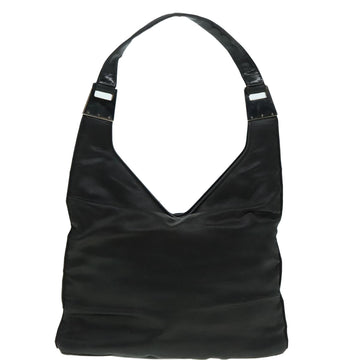 GUCCI Tote Bag Nylon Black Auth ti2101 - 0