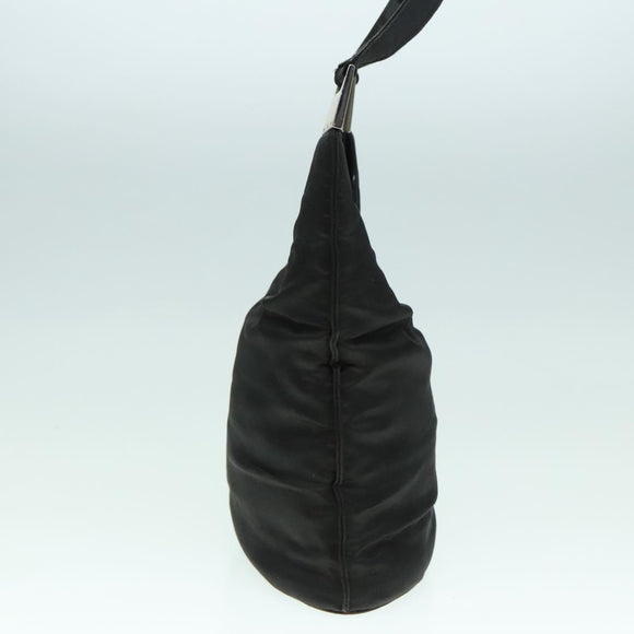 GUCCI Tote Bag Nylon Black Auth ti2101