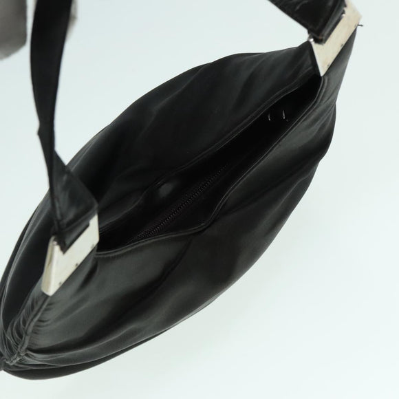 GUCCI Tote Bag Nylon Black Auth ti2101