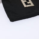 FENDI Zucca Canvas Shoulder Bag Nylon Black Auth ti2102-14