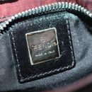 FENDI Zucca Canvas Shoulder Bag Nylon Black Auth ti2102-18