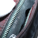 FENDI Zucca Canvas Shoulder Bag Nylon Black Auth ti2102-12