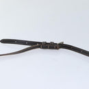 BURBERRY Nova Check Blue Label Shoulder Bag Nylon Brown Auth ti2105-8