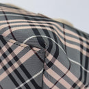 BURBERRY Nova Check Blue Label Hand Bag Nylon Gray Pink Auth ti2109-15