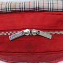 BURBERRY Shoulder Bag Nylon Red Auth ti2117-18