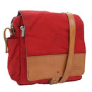 BURBERRY Shoulder Bag Nylon Red Auth ti2117-1