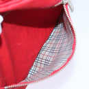 BURBERRY Shoulder Bag Nylon Red Auth ti2117-22