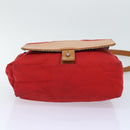 BURBERRY Shoulder Bag Nylon Red Auth ti2117-5