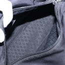 GUCCI Bamboo Hand Bag Nylon Black Silver 000 2014 0580 Auth ti2130-11