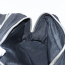 FENDI Hand Bag Cotton Nylon Black Silver Auth ti2136-21