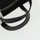 FENDI Hand Bag Cotton Nylon Black Silver Auth ti2136-7