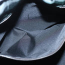 FENDI Hand Bag Nylon Khaki Brown Silver Auth ti2137-12