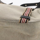 BURBERRY Blue Label Shoulder Bag Canvas Gray Auth ti2141-10