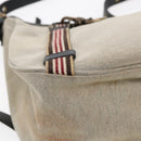 BURBERRY Blue Label Shoulder Bag Canvas Gray Auth ti2141-11