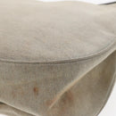 BURBERRY Blue Label Shoulder Bag Canvas Gray Auth ti2141-12