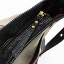 BURBERRY Blue Label Shoulder Bag Canvas Gray Auth ti2141-16