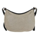 BURBERRY Blue Label Shoulder Bag Canvas Gray Auth ti2141-3