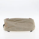 BURBERRY Blue Label Shoulder Bag Canvas Gray Auth ti2141-9