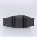 HERMES Fourre Tout PM Tote Bag Canvas Gray Silver Auth ti2154-5