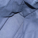 HERMES Tote Bag Canvas Navy Brown Silver Auth ti2161-19