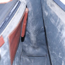 Burberrys Business Bag Leather Navy Brown Auth ti2166-18