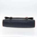 Burberrys Business Bag Leather Navy Brown Auth ti2166-5