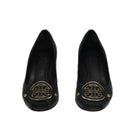 TORY BURCH Pumps Leather 2 Set Black Auth ti2175-2