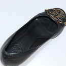 TORY BURCH Pumps Leather 2 Set Black Auth ti2175-8