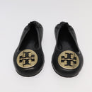 TORY BURCH Pumps Leather 2 Set Black Auth ti2175-9