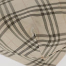 BURBERRY Nova Check Blue Label Tote Bag Canvas 3Set Beige Black Auth ti2176-17