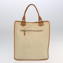 BURBERRY Nova Check Blue Label Tote Bag Canvas 3Set Beige Black Auth ti2176-21