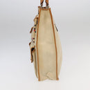 BURBERRY Nova Check Blue Label Tote Bag Canvas 3Set Beige Black Auth ti2176-22