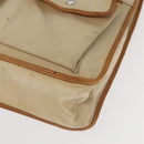 BURBERRY Nova Check Blue Label Tote Bag Canvas 3Set Beige Black Auth ti2176-26