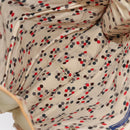 BURBERRY Nova Check Blue Label Tote Bag Canvas 3Set Beige Black Auth ti2176-27