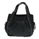 BURBERRY Nova Check Blue Label Tote Bag Canvas 3Set Beige Black Auth ti2176-2